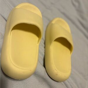 Yellow Slide Sandals